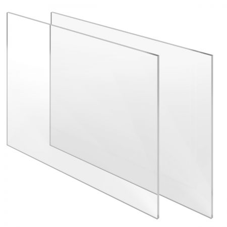 Polycarbonatplatte, transparent, Dicke 3 mm. Gratis zugeschnitten