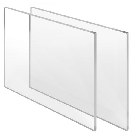 Polycarbonatplatte, transparent, Dicke 6 mm. Gratis zugeschnitten