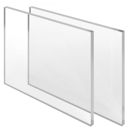 Polycarbonatplatte, transparent, Dicke 8 mm. Gratis zugeschnitten