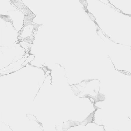 Wandpaneel Carrara wit-lichtgrijs, dikte 4 mm. Gratis op maat gezaagd