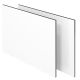 Alupanel,  mattweiß, Dicke 4 mm. Gratis für Sie zugeschnitten.